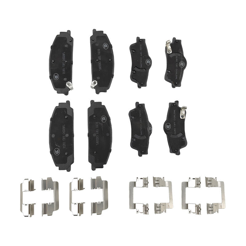 8 Pcs x Front & Rear Brake Pad With Clips Fit For Holden Calais Caprice Commodore VE Statesman WM - image 9