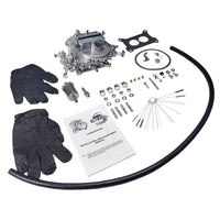 2 Barrels Carburetor 500 CFM 2BBL Manual Choke Fit For Holley FR-4412S - image 1