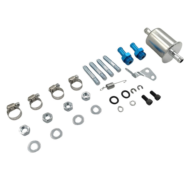 Carburetor For 4 Barrel Double Pumper Race 650 CFM Metal BR-67199 - image 9