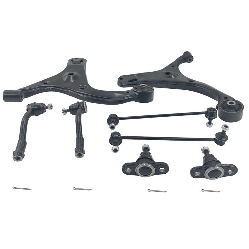 8Pcs Lower Ball Joint Control Arm Sway Bar Link Tie Rod End Kit Fit For Kia Rio JB Sedan & Hatch 08/2005-04/2011 - image 3