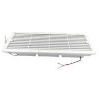12V Fridge Vent With Fan RV Trailer Caravan Side Air Outlet Ventilation Exhaust Fan - image 2
