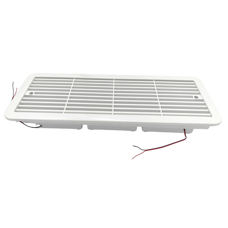 12V Fridge Vent With Fan RV Trailer Caravan Side Air Outlet Ventilation Exhaust Fan - image 2