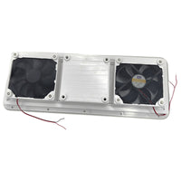 12V Fridge Vent With Fan RV Trailer Caravan Side Air Outlet Ventilation Exhaust Fan - image 4
