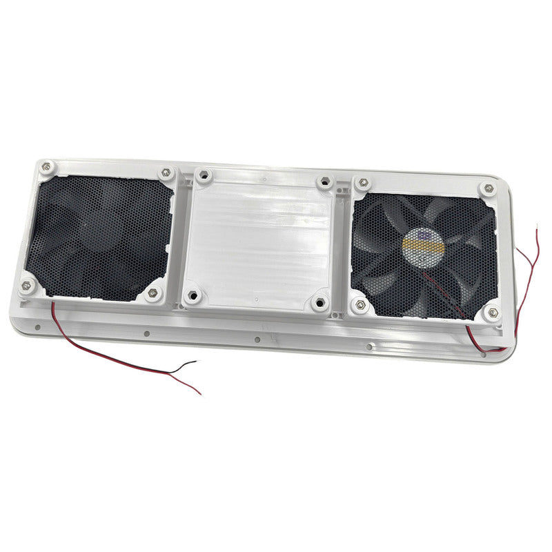 12V Fridge Vent With Fan RV Trailer Caravan Side Air Outlet Ventilation Exhaust Fan - image 4