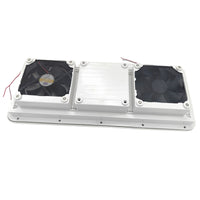 12V Fridge Vent With Fan RV Trailer Caravan Side Air Outlet Ventilation Exhaust Fan - image 5
