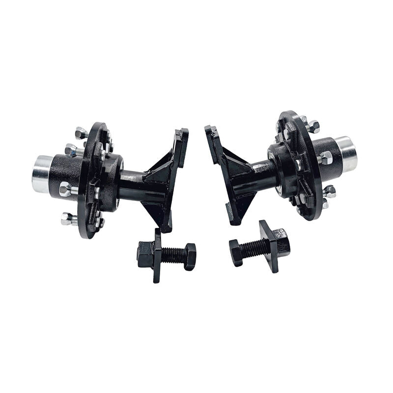 8 x 6.5 Lug 8000LB Superior Shipping Container Wheels Bolt-on Spindle Kit - image 5