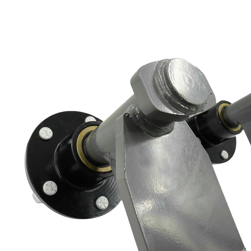 Pair 5 Lug Shipping Container Wheels With Hub 5x4.75 Fit For 20ft & 40ft Container For Holden HQ Stud Pattern - image 6