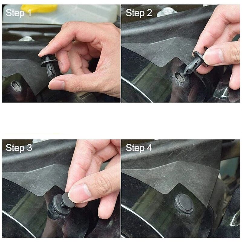 190Pcs Car Body Trim Clips Retainer Rivets Screw Panel Push Fastener Bumper - image 7