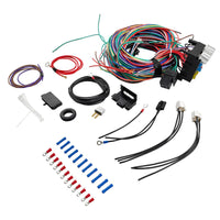 Universal 12 Circuit Wiring Harness Kit 12V Muscle Car Street Hot Rod XL Wires - image 2