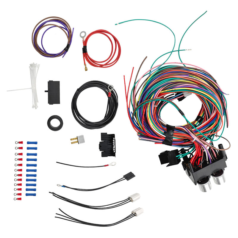 Universal 12 Circuit Wiring Harness Kit 12V Muscle Car Street Hot Rod XL Wires - image 3