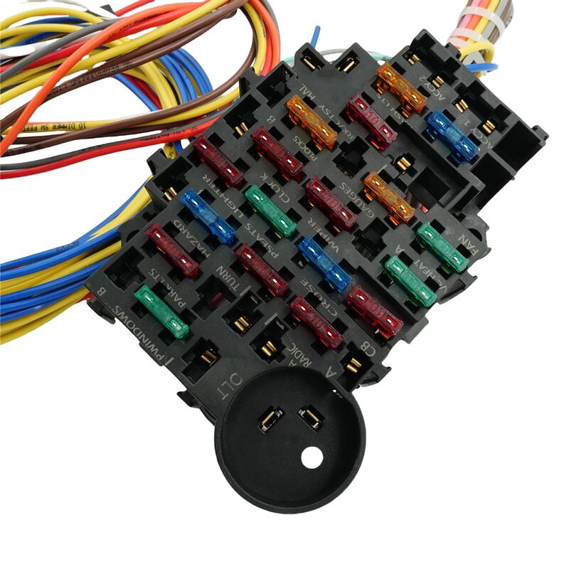 22 Circuit Wiring Harness Kit Street Rod Race Car Fit For Ford Holden - image 8
