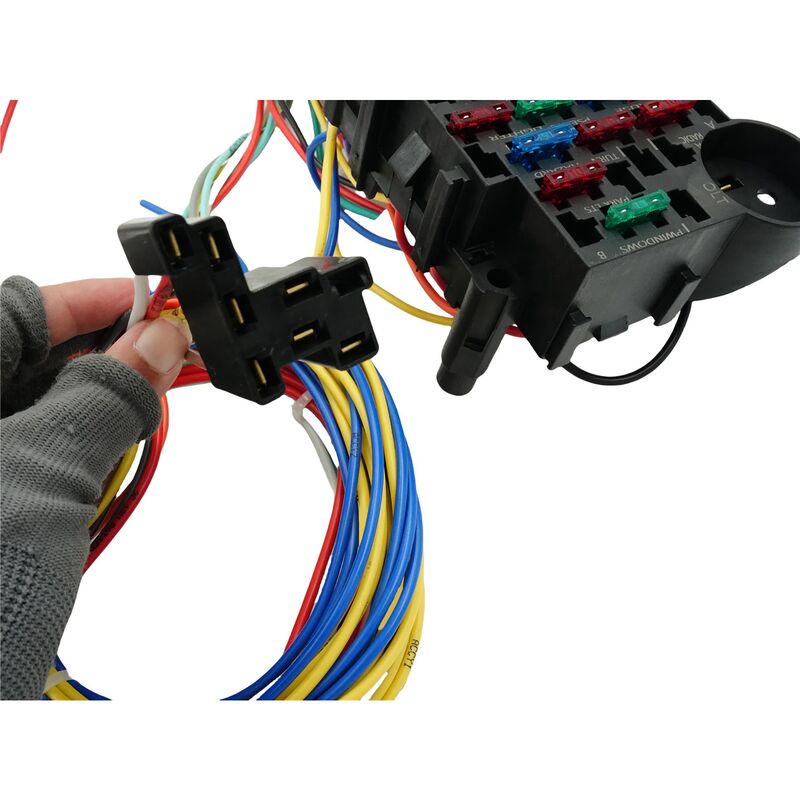 22 Circuit Wiring Harness Kit Street Rod Race Car Fit For Ford Holden - image 9