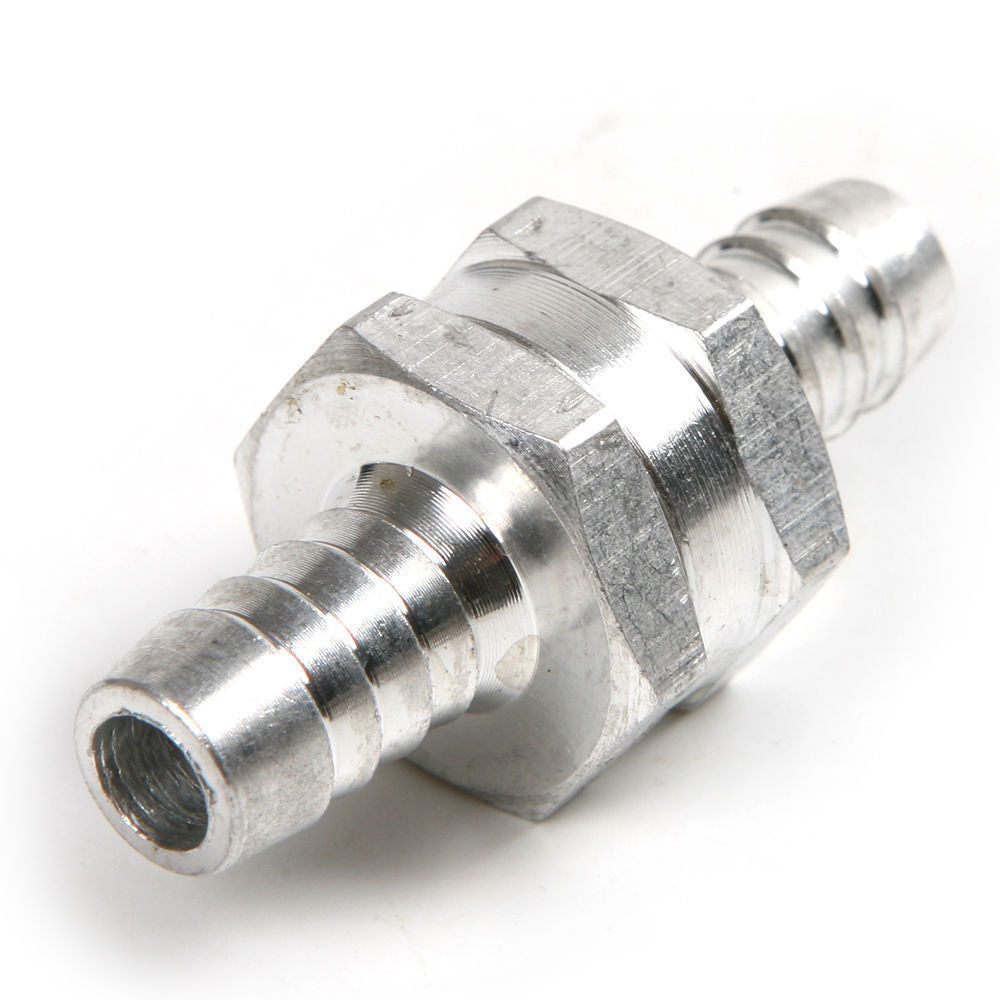 6mm 1/4" Aluminium Alloy One Way Non Return Check Valve Petrol Diesel - image 2