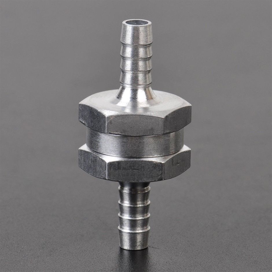 6mm 1/4" Aluminium Alloy One Way Non Return Check Valve Petrol Diesel - image 6