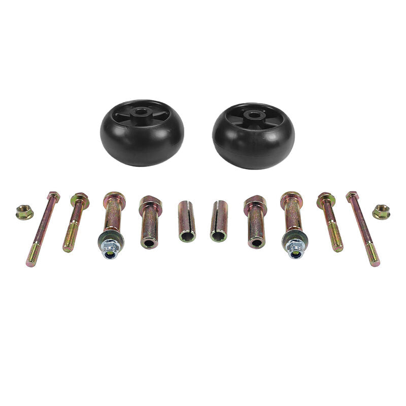 2Pcs 5" Deck Wheels Axle Kits Fit For John Deere Ride On Mowers AM116299 AM133602 M111489 - image 4