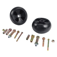 2Pcs 5" Deck Wheels Axle Kits Fit For John Deere Ride On Mowers AM116299 AM133602 M111489 - image 8