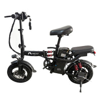 Black Adult 1000W Electric Bike Foldable E Bicycle Mountain E Bikes 14" 3 Speed 50km/h - image 2