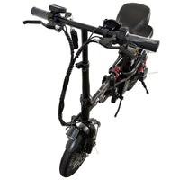 Black Adult 1000W Electric Bike Foldable E Bicycle Mountain E Bikes 14" 3 Speed 50km/h - image 4