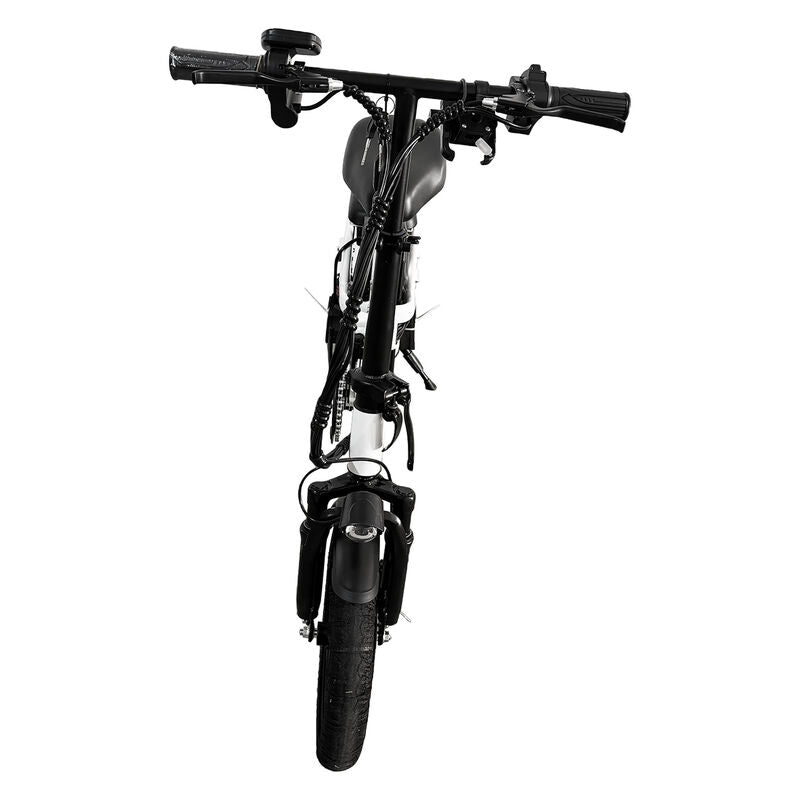 White Adult 1000W Electric Bike Foldable E Bicycle Mountain E Bikes 14" 3 Speed 50km/h - image 5
