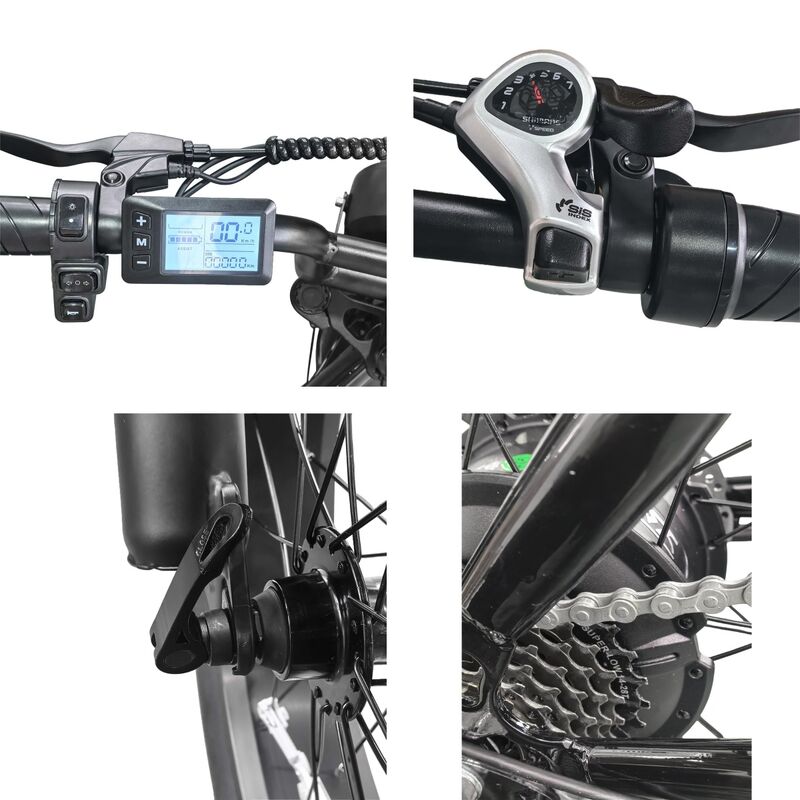 1500W EBike 60KM/H Electric Bike 20" Fold Protable Commuter Bicycle - image 8