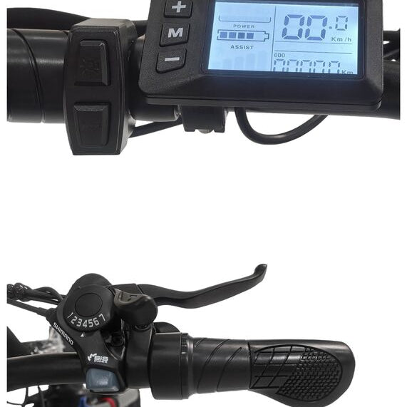 Black Adult Electric Bike 26'' 1500W Brushless Motor EBike Off Road 7 Speed Mountain Ebike - image 4