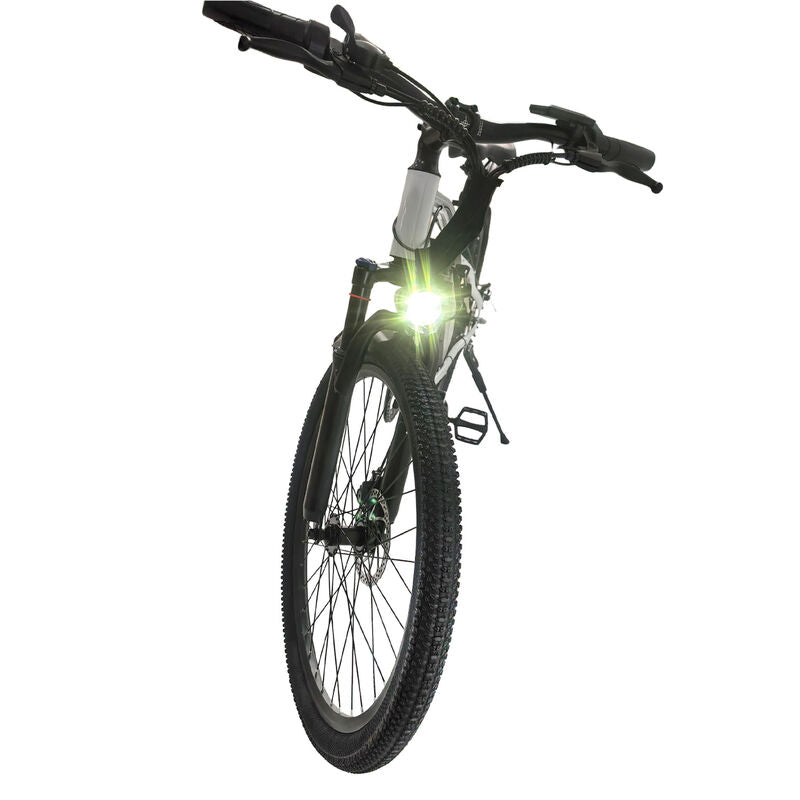 White 1500W Electric Bike 26'' E-MTB 48V Ebike Adult off Road City Bicycle Commuter - image 3
