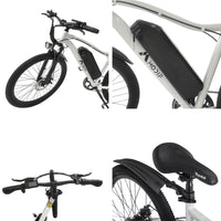 White 1500W Electric Bike 26'' E-MTB 48V Ebike Adult off Road City Bicycle Commuter - image 4