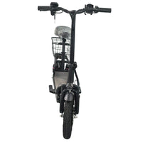 Black Electric Scooter With Seat Foldable Motorised Adults EScooter Commuter - image 2