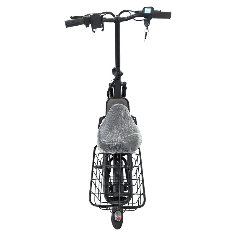 Black Electric Scooter With Seat Foldable Motorised Adults EScooter Commuter - image 3