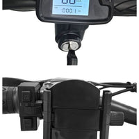 Black Electric Scooter With Seat Foldable Motorised Adults EScooter Commuter - image 4