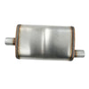 2" Inch 50mm Sports Exhaust Muffler Centre/ Offset 4" x 9" x 14" Stainless Steel