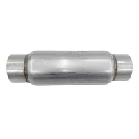 3" Exhaust Hotdog Resonator Muffler Glass Pack 9" Long High Flow - image 2