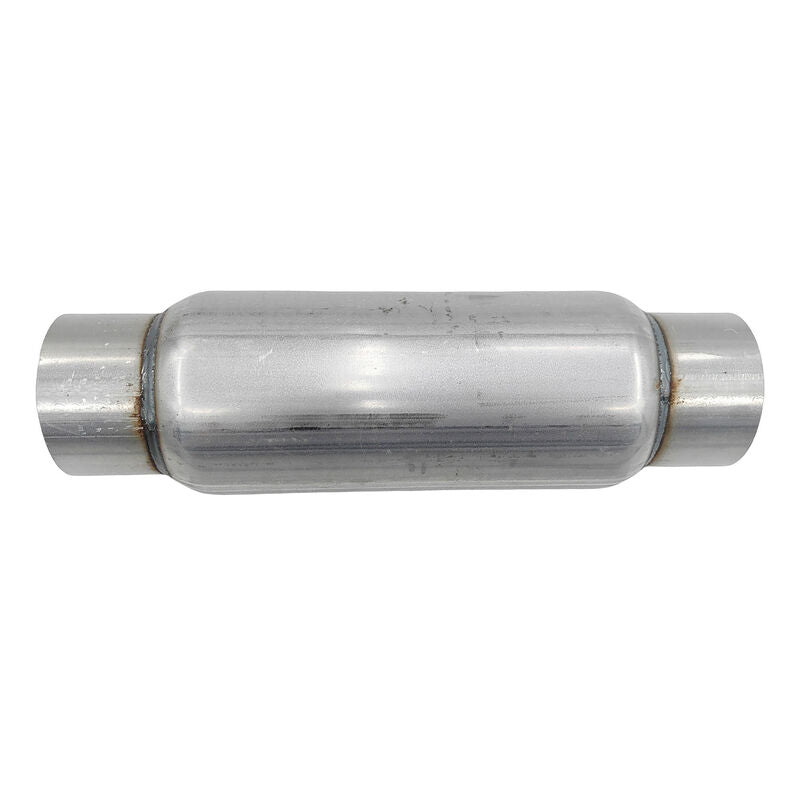 3" Exhaust Hotdog Resonator Muffler Glass Pack 9" Long High Flow - image 2