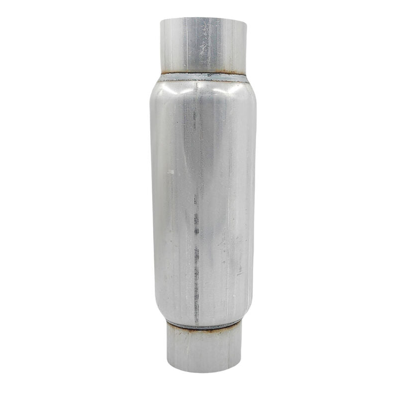3" Exhaust Hotdog Resonator Muffler Glass Pack 9" Long High Flow - image 3