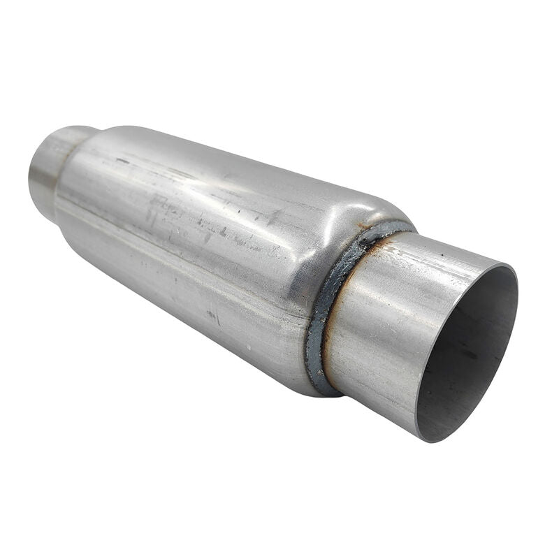 3" Exhaust Hotdog Resonator Muffler Glass Pack 9" Long High Flow - image 7