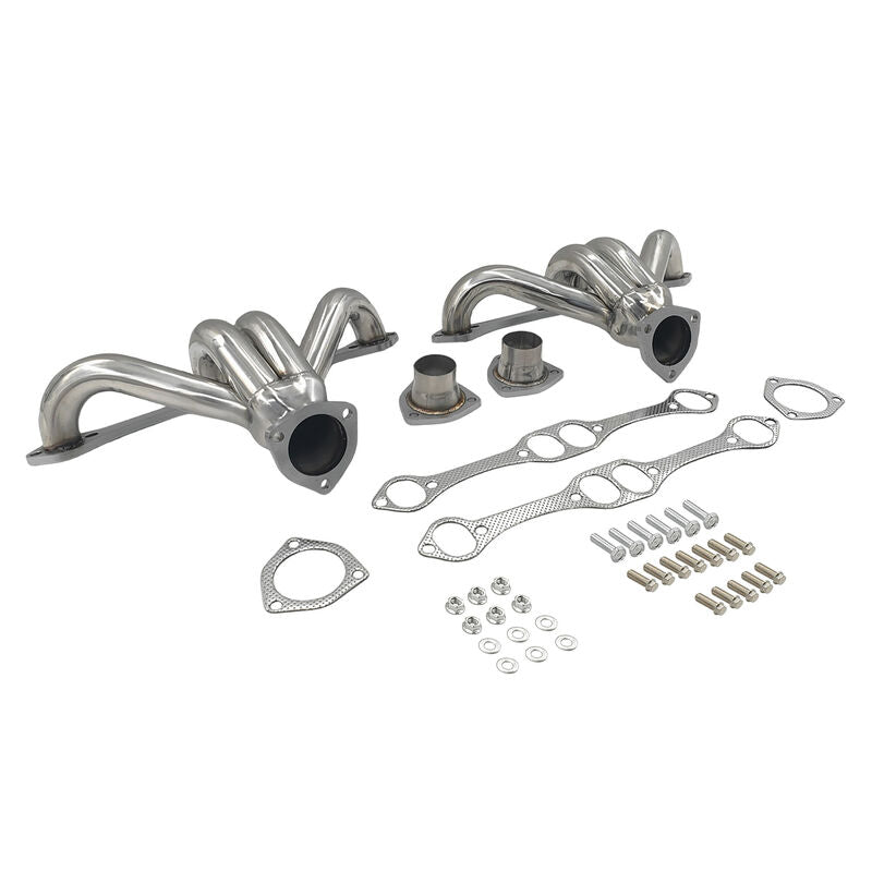 Manifold Exhaust Headers Fit For All Small Block Chevy V8 Engines 283 305 327 350 - image 3