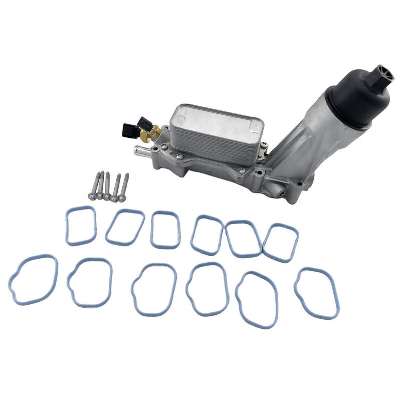 Oil Cooler Filter Adapter Housing Assembly With Gaskets Fit For Dodge Journey For Jeep Cherokee Grand Cherokee Wrangler 68596317AB - image 1