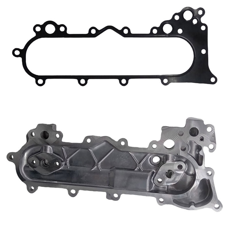 Oil Cooler Cover With Gasket Fit For Toyota LandCruiser HDJ78 HZJ80 HDJ100 Coaster HDB50 HZB70 1572117012 - image 2