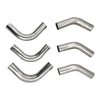 6Pcs Exhaust Pipe Mandrel Bend 2.5" Inch 63.5mm 45 & 90 Degree Semi Bright Mild Steel