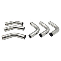 6Pcs Exhaust Pipe Mandrel Bend 2" Inch 50.8mm 45 & 90 Degree Semi Bright Mild Steel - image 5