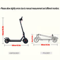 Electric Scooter Adult Foldable Travel E Bike Black Portable 900W 40KM/H 50KM - image 7