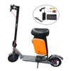 Electric Scooter Adult Foldable Travel E Bike With Seat Portable 900W 40KM/H 50KM Grey