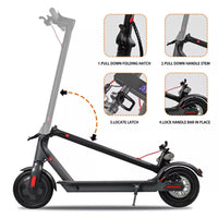 Electric Scooter Adult Foldable Travel E Bike With Seat Portable 900W 40KM/H 50KM Grey - image 9
