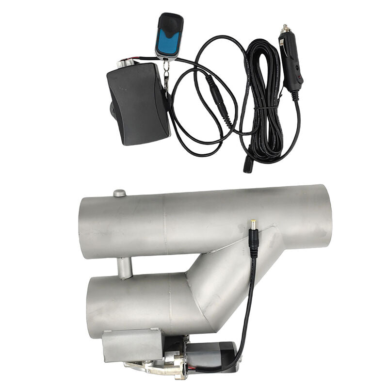 3 Inch Electric Exhaust Cut Off Dual Valve Y Pipe Dump Valve Set With Remote Control - image 2