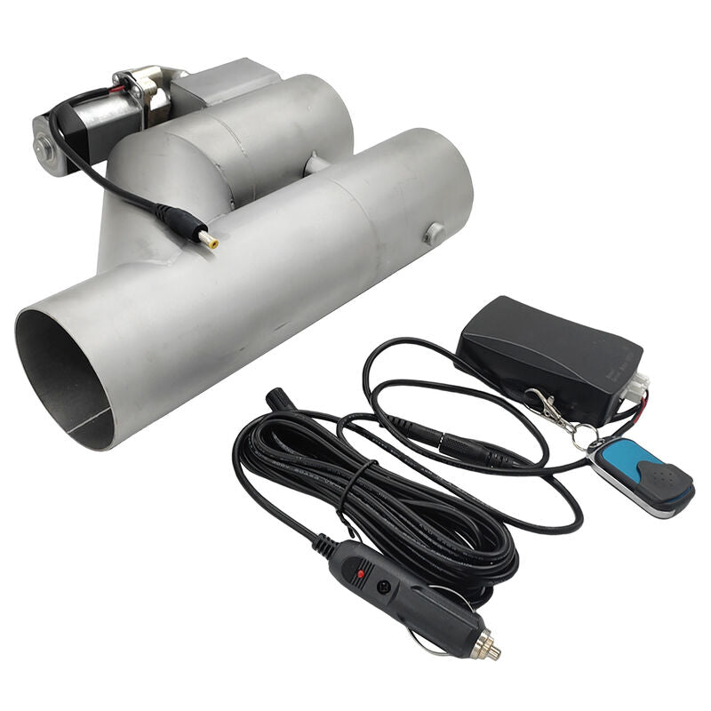 3 Inch Electric Exhaust Cut Off Dual Valve Y Pipe Dump Valve Set With Remote Control - image 3