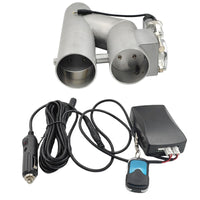 3 Inch Electric Exhaust Cut Off Dual Valve Y Pipe Dump Valve Set With Remote Control - image 4