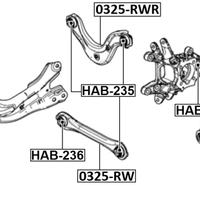 1 x Rear Axle Trailing Arm Fit For Honda Accord 1.5 VTEC Accord X Saloon CV Civic FC FK CR-V RW 52370-TLA-A01 - image 7