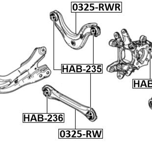 1 x Rear Axle Trailing Arm Fit For Honda Accord 1.5 VTEC Accord X Saloon CV Civic FC FK CR-V RW 52370-TLA-A01 - image 7