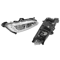 2Pcs Front LED DRL Daytime Running Light Fog Lamp Left & Right Hand Side Fit For Hyundai Santa Fe 2013-2015 - image 4
