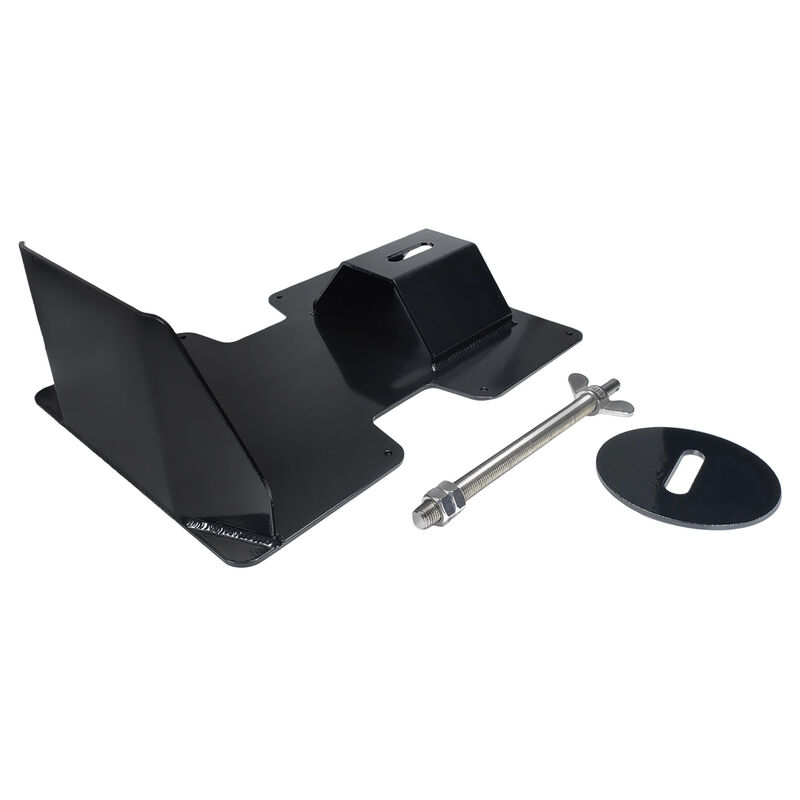 Aluminium Ute Toolbox Canopy 4WD Spare Wheel Carrier Black — view 3